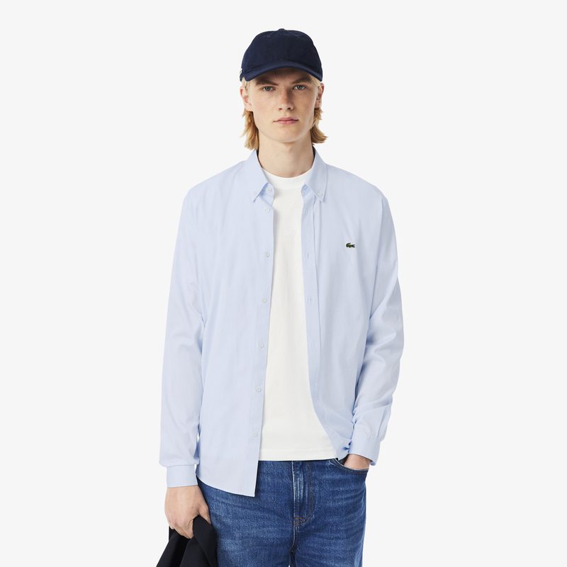 Мужская хлопковая рубашка Lacoste 5