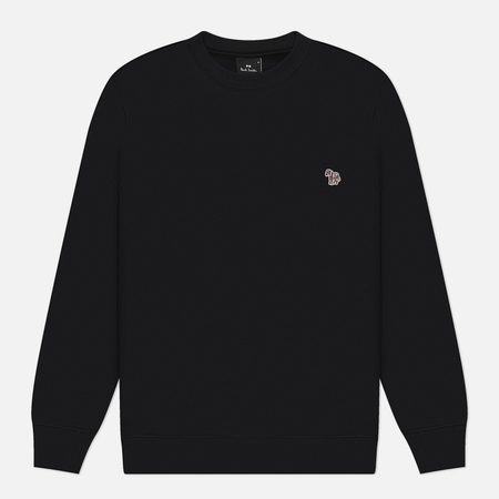 Мужская толстовка Paul Smith Zebra Logo Regular Crew, цвет чёрный