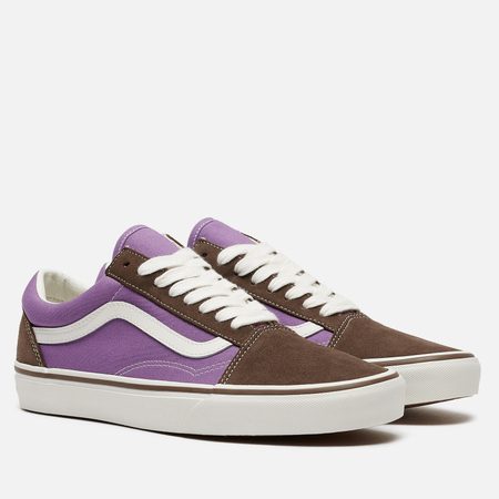 Мужские кеды Vans Old Skool, цвет коричневый