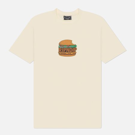 Мужская футболка RIPNDIP Bite Me, цвет бежевый