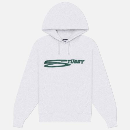 Мужская толстовка Stussy Stretch Hoodie, цвет серый