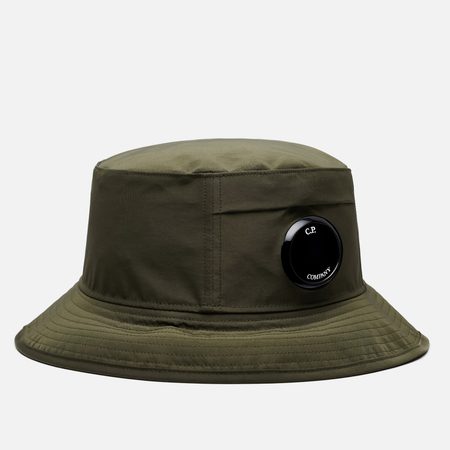 Панама C.P. Company Chrome-R Lens Bucket, цвет оливковый