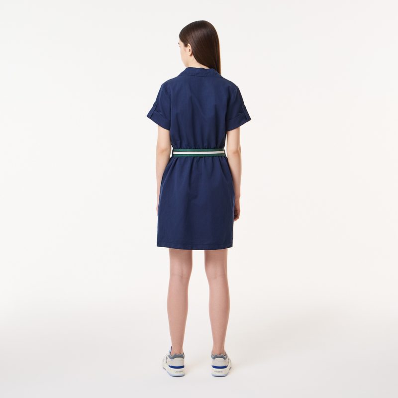 Лёгкое платье Lacoste с поясом 2