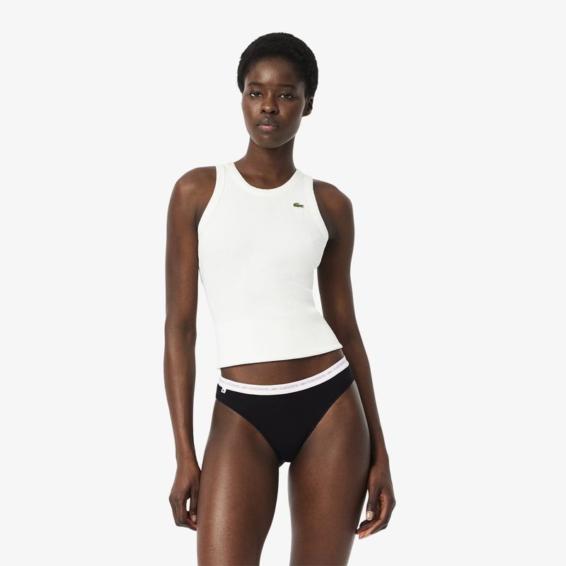 Женские трусы Lacoste из эластичного хлопка (3ед.)