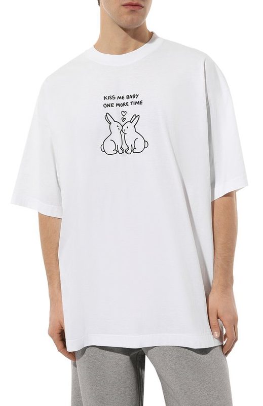 Хлопковая футболка VETEMENTS 3
