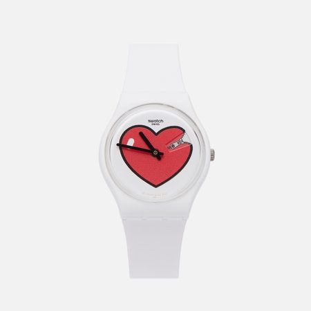 Наручные часы Swatch Love O'Clock, цвет белый