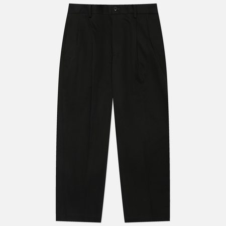 Мужские брюки WACKO MARIA Double Pleated Chino Type 1, цвет чёрный
