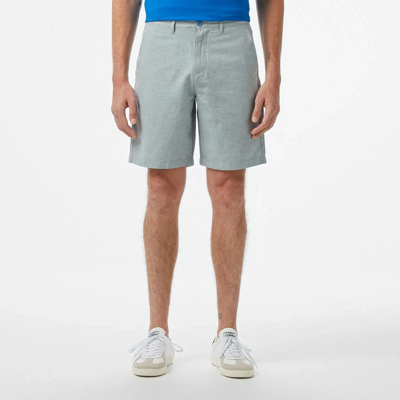Мужские шорты Lacoste из смеси хлопка и льна 3