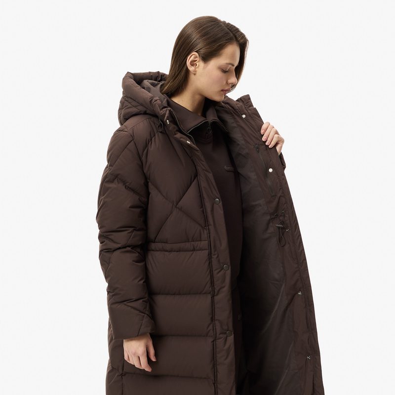 Женская парка Lacoste с капюшоном 4