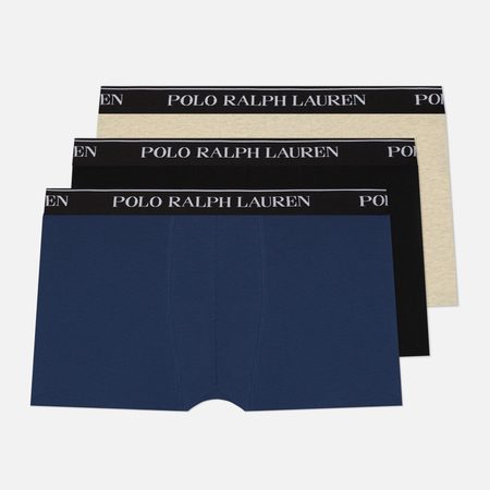 Комплект мужских трусов Polo Ralph Lauren Classic Trunk 3-Pack, цвет комбинированный