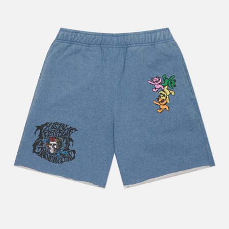 Мужские шорты thisisneverthat Grateful Dead Ol'Dancing Bears Washed Sweat, цвет голубой