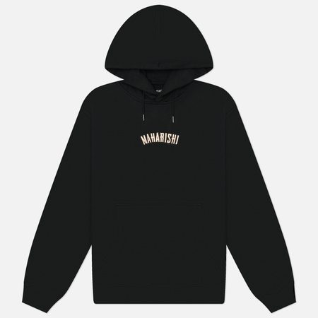 Мужская толстовка maharishi Organic Hoodie, цвет чёрный