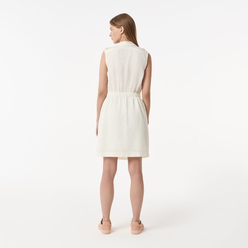 Женское платье Lacoste из смеси льна 2
