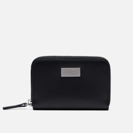 Кошелек Maison Margiela MM6 Numeric Grainy Leather, цвет чёрный