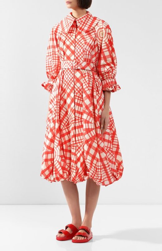 Пальто с поясом Simone Rocha 3