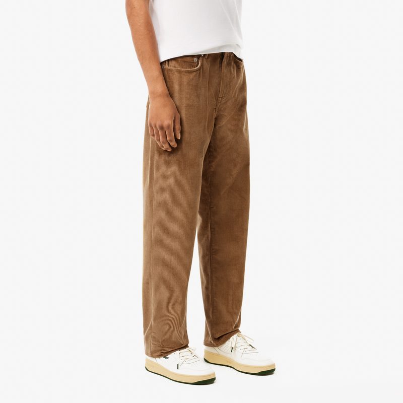 Мужские прямые вельветовые брюки Lacoste 4