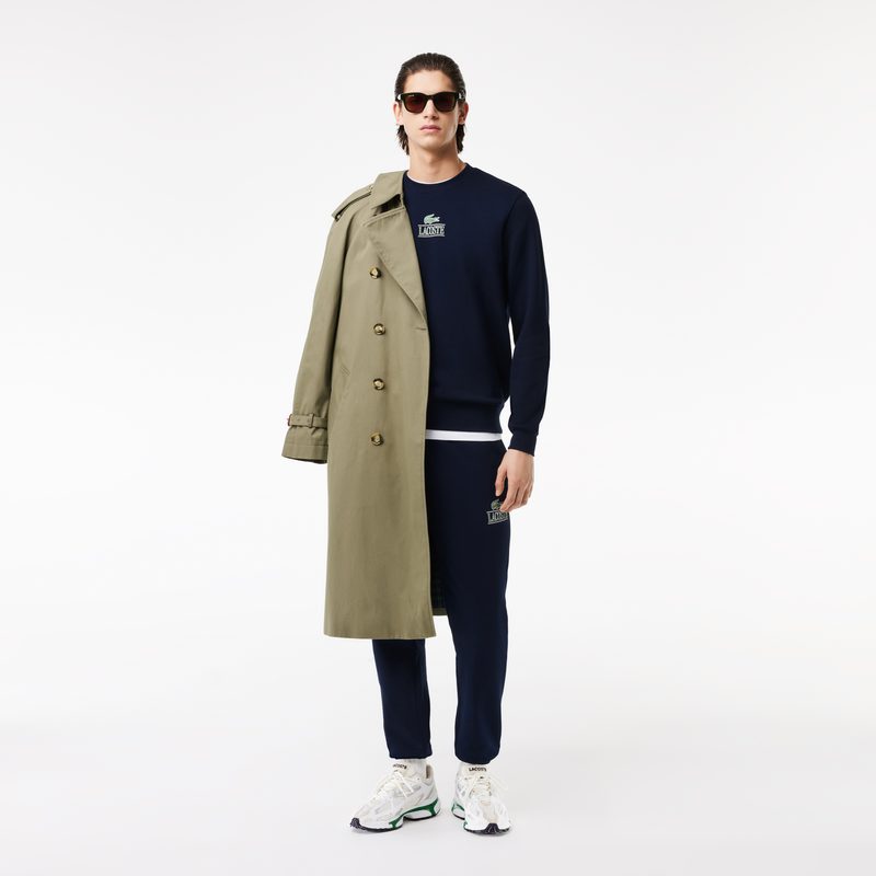 Хлопковый свитшот Lacoste унисекс 4