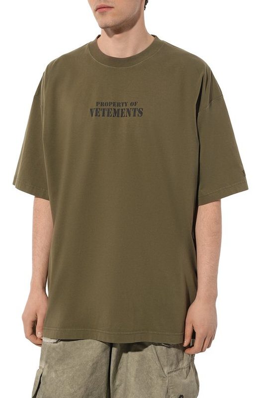 Хлопковая футболка VETEMENTS 3