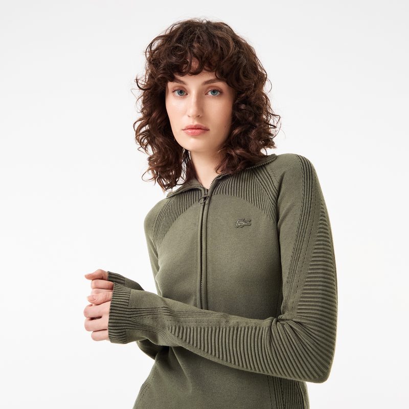 Женский свитер Lacoste на молнии 3