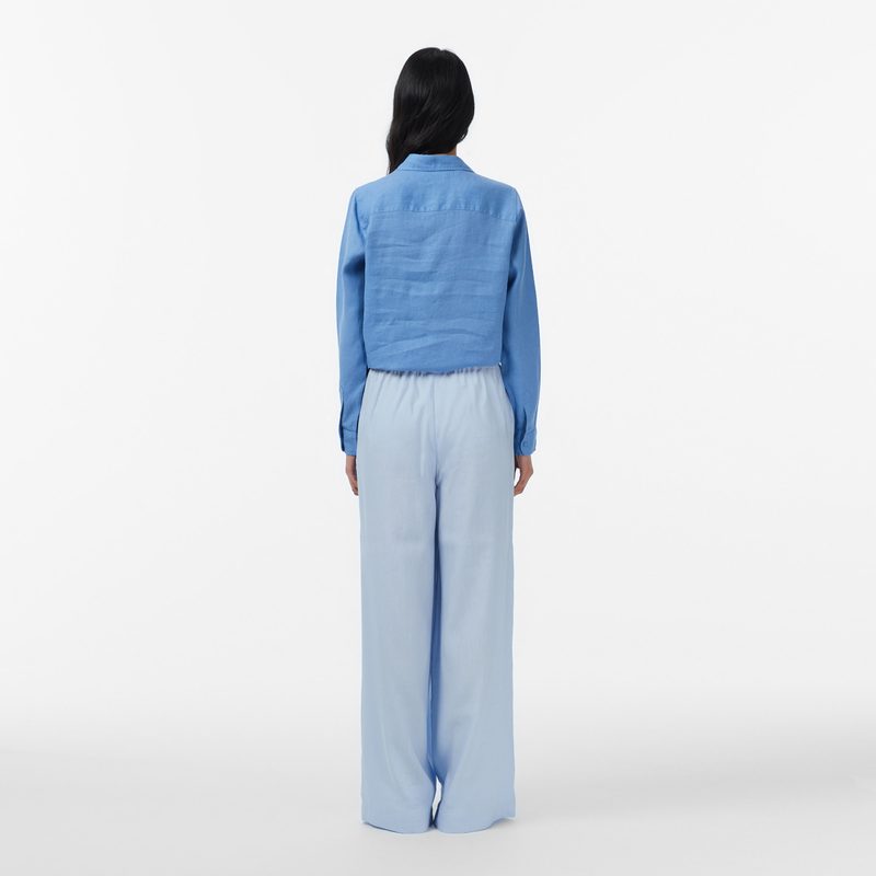 Женские брюки Lacoste из смеси льна 2