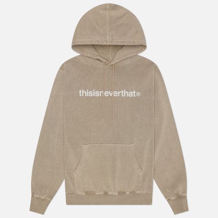 Мужская толстовка thisisneverthat T-Logo LT Hoodie, цвет бежевый