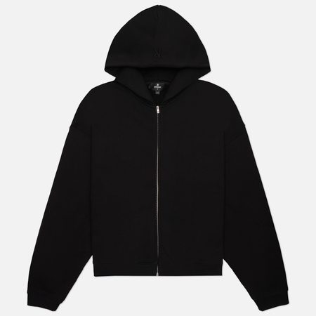 Мужская толстовка REPRESENT Initial Boxy Zip Hoodie, цвет чёрный