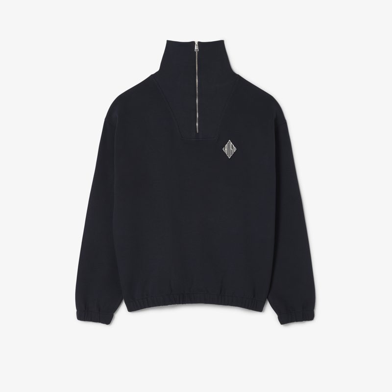 Мужская хлопковая толстовка Lacoste с высоким воротом и застежкой-молнией 4