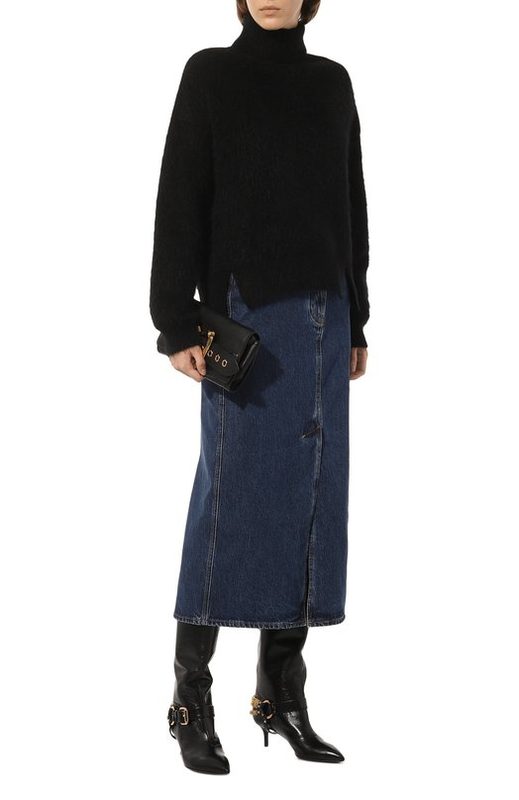 Кожаные сапоги Moschino 2