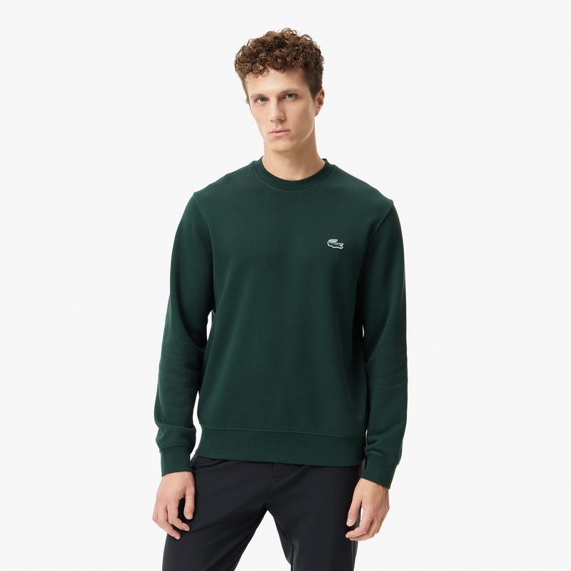 Мужской хлопковый свитшот Lacoste классического кроя