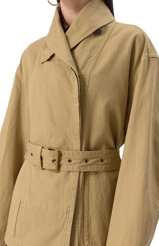 Куртка изо льна и хлопка Isabel Marant Etoile 5