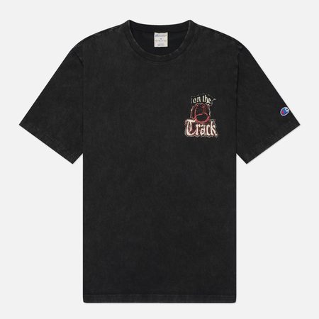 Мужская футболка Champion Reverse Weave Pinnacle Heavyweight Cotton Graphic 3, цвет чёрный