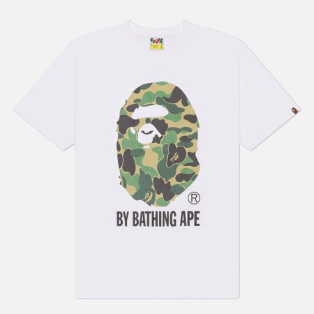 Мужская футболка A Bathing Ape ABC Camo By Bathing Ape, цвет белый