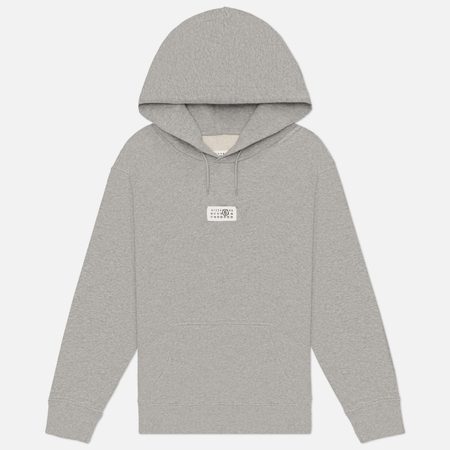 Мужская толстовка Maison Margiela MM6 Numeric Artwork Label Chest Hoodie, цвет серый