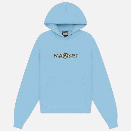 Мужская толстовка MARKET Smiley Doodle Hoodie, цвет голубой