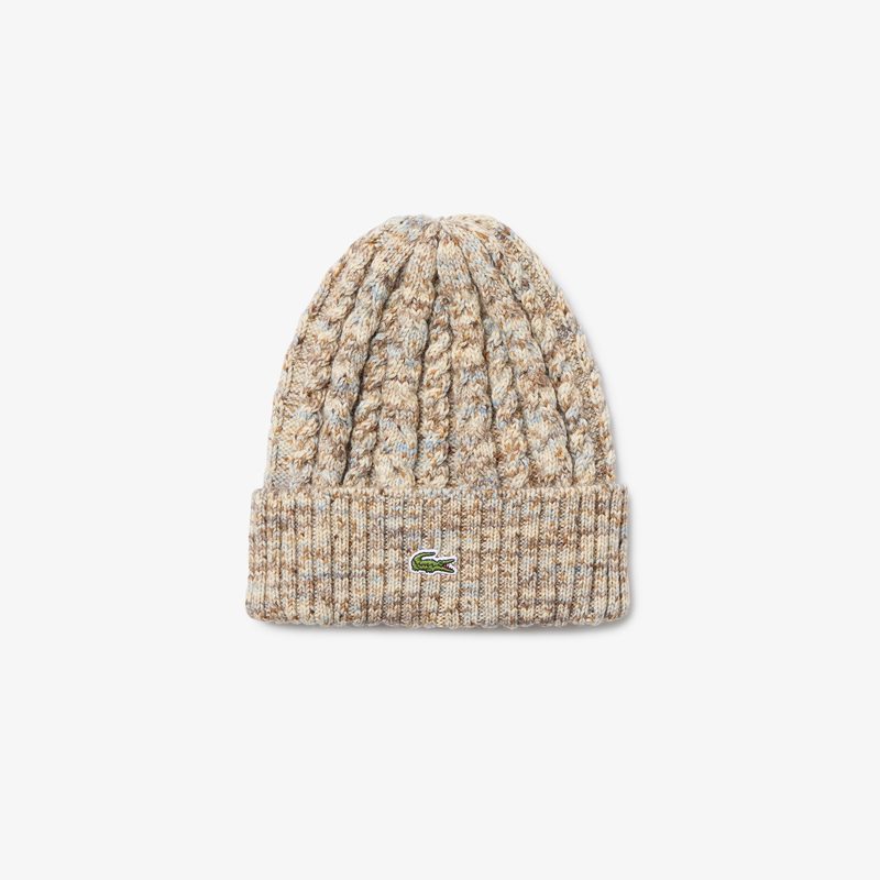 Шапка-бини Lacoste унисекс из шерсти