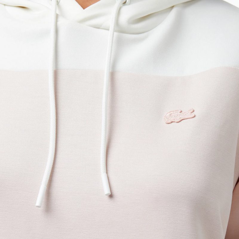 Женская толстовка Lacoste колор-блок с капюшоном 5