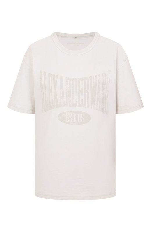 Хлопковая футболка alexanderwang.t