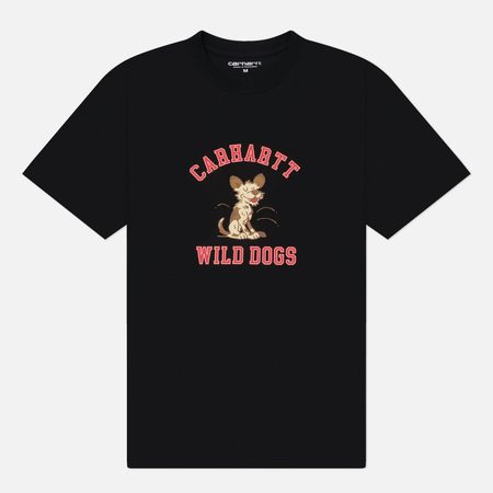 Мужская футболка Carhartt WIP Wild Dog, цвет чёрный