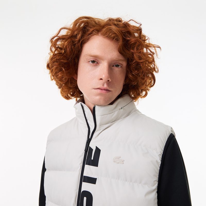 Мужской стёганный жилет Lacoste с высоким воротом 3