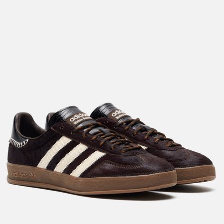 Кроссовки adidas Originals x Wales Bonner Gazelle Pony, цвет коричневый