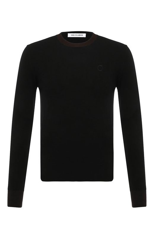 Джемпер из вискозы и шерсти Trussardi