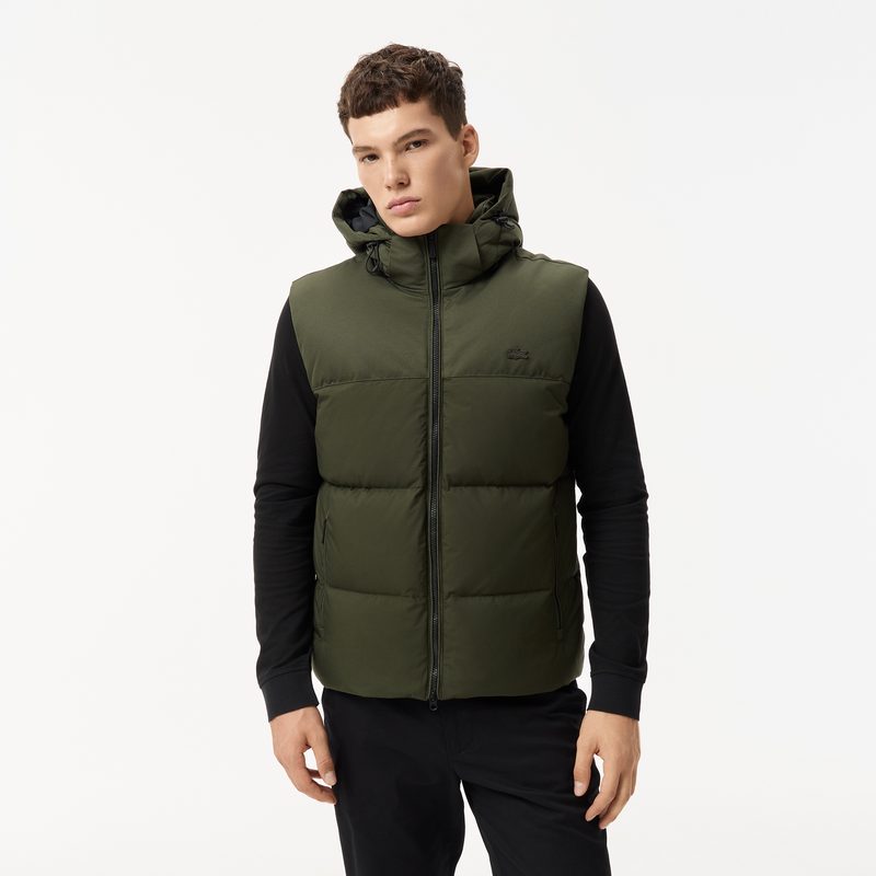 Мужской жилет Lacoste с капюшоном