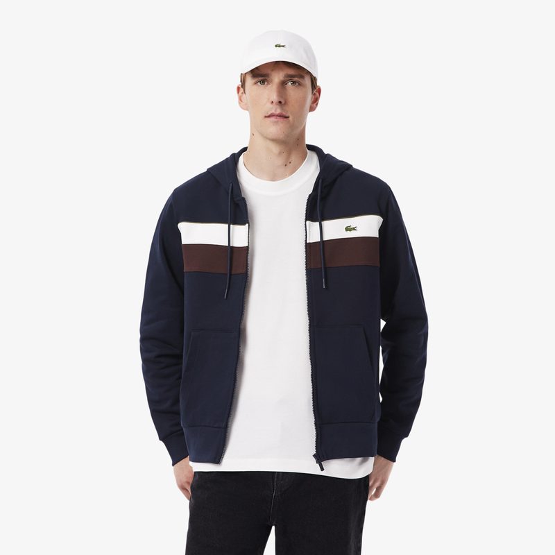 Мужской хлопковый свитшот Lacoste классического кроя