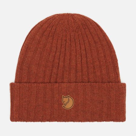 Шапка Fjallraven Byron Wool, цвет коричневый