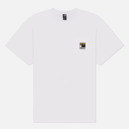 Мужская футболка The North Face Mountain Logo Relaxed, цвет белый