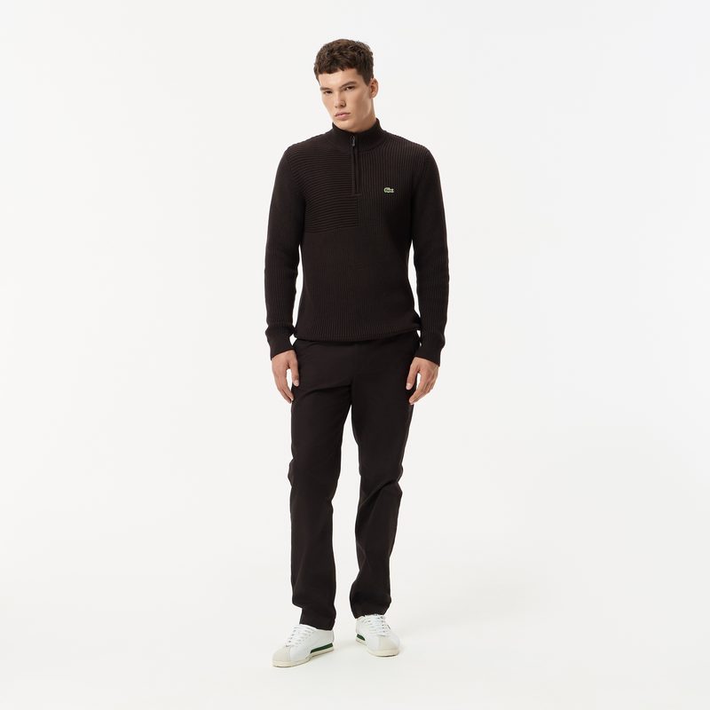 Мужской хлопковый свитер Lacoste на молнии 5