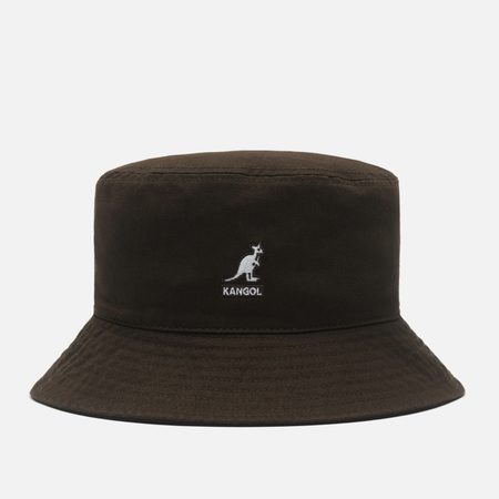 Панама Kangol Washed, цвет коричневый
