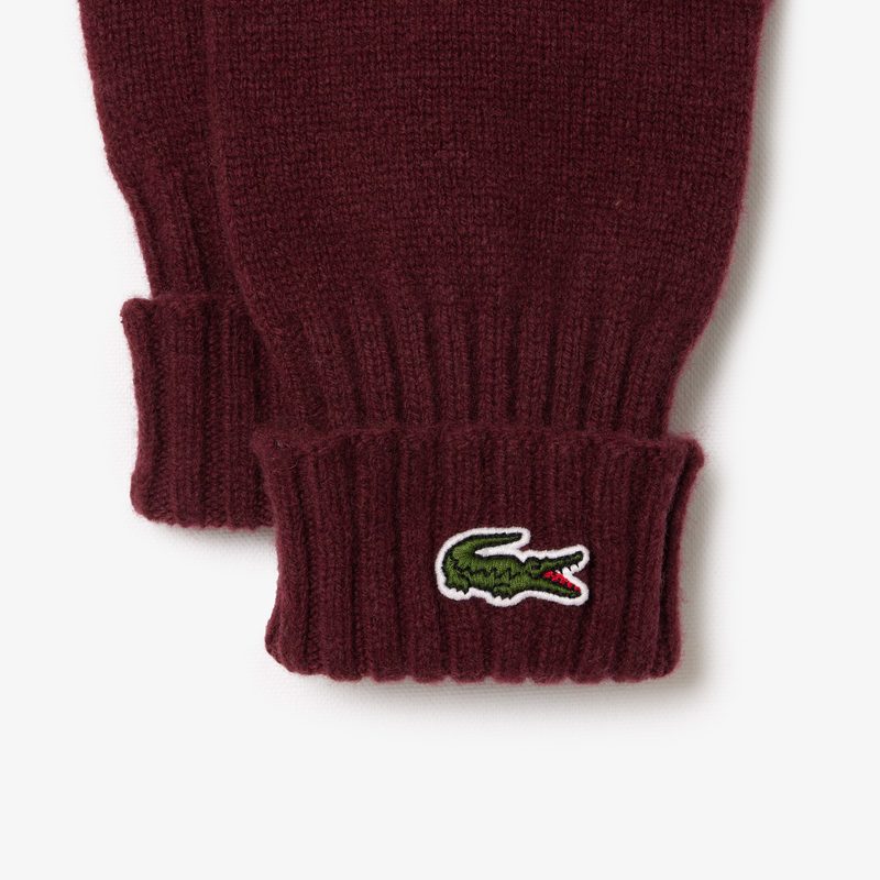 Шерстяные перчатки Lacoste унисекс 2