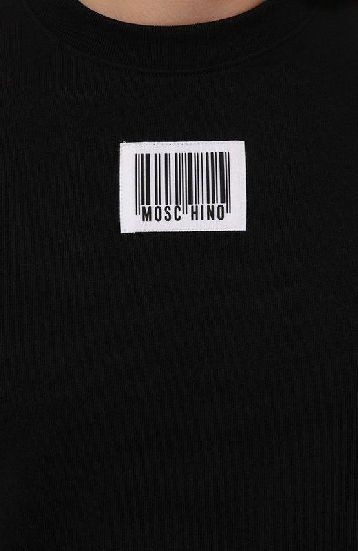 Хлопковая футболка Moschino 5
