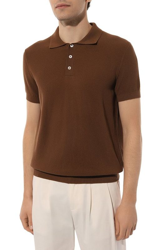 Хлопковое поло Il Borgo Cashmere 3